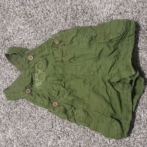 Forest Green Overalls